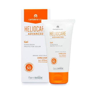 Heliocare Advanced Gel SPF 50 Sunscreen - Natural, Antioxidant, Non-Greasy Face Protection for All Skin Types - Glamourous Grace