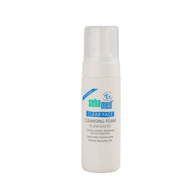 Sebamed Clear Face Cleansing Foam - Gentle & Effective Soap-Free Face Wash for Acne-Prone Skin | Sebum & Dirt Removal (150ml) - Glamourous Grace