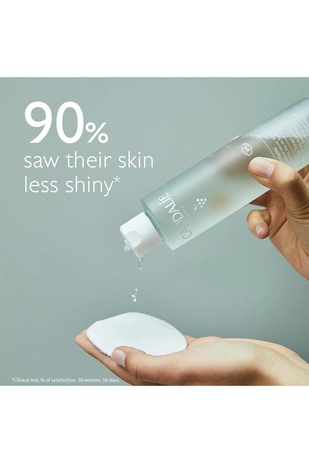 Caudalie Vinopure Purifying Toner 400ml - Natural Skincare for Oily Skin, Salicylic Acid Toner - Glamourous Grace