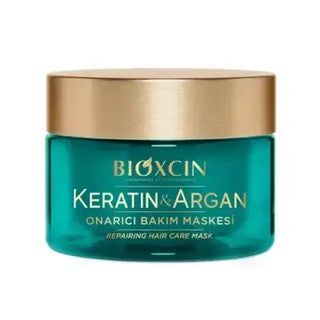 Bioxcin Keratin Hair Mask with Argan Oil - Nourishing, Repairing, and Anti-Hair Loss Treatment for Dry Damaged Hair - Glamourous Grace