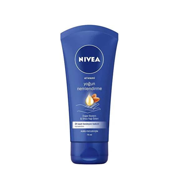 Nivea Hand Cream: Moisturizing Care with Macadamia Oil for Dry, Rough Hands - 75ml for Soft & Smooth Skin - Glamourous Grace