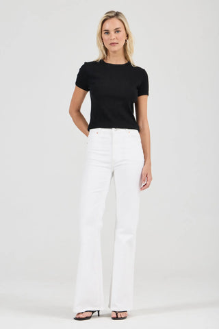East Coast Flare Jeans Vintage White