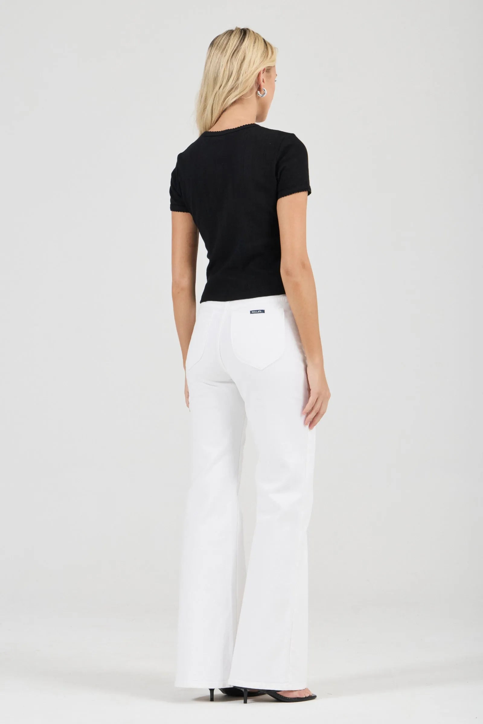 East Coast Flare Jeans Vintage White