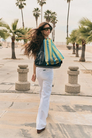 East Coast Flare Jeans Vintage White