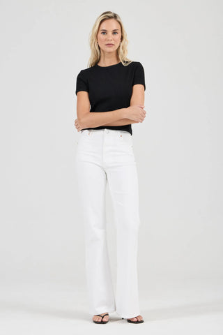 East Coast Flare Jeans Vintage White