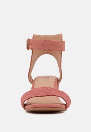 Rayna Braided Jute Strap And Suede Sandal