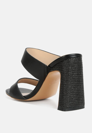 Alodia Slim Block Heel Sandals