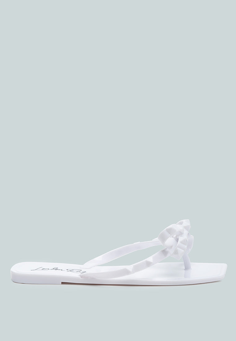 Retta Bow Thong Flats - Glamourous Grace