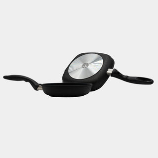 XD Nonstick 8" Fry Pan and 9.5"x 9.5" Grill Pan Set | Made in Switzerland