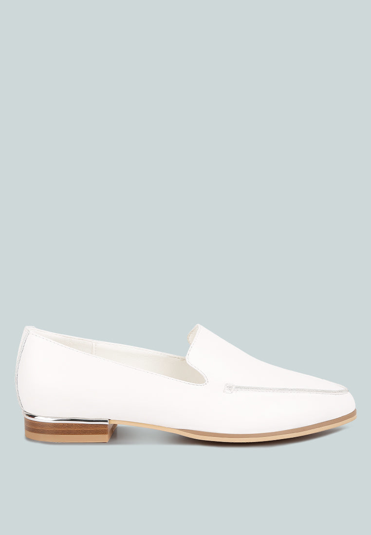 Richelli Metallic Sling Detail Loafers - Glamourous Grace
