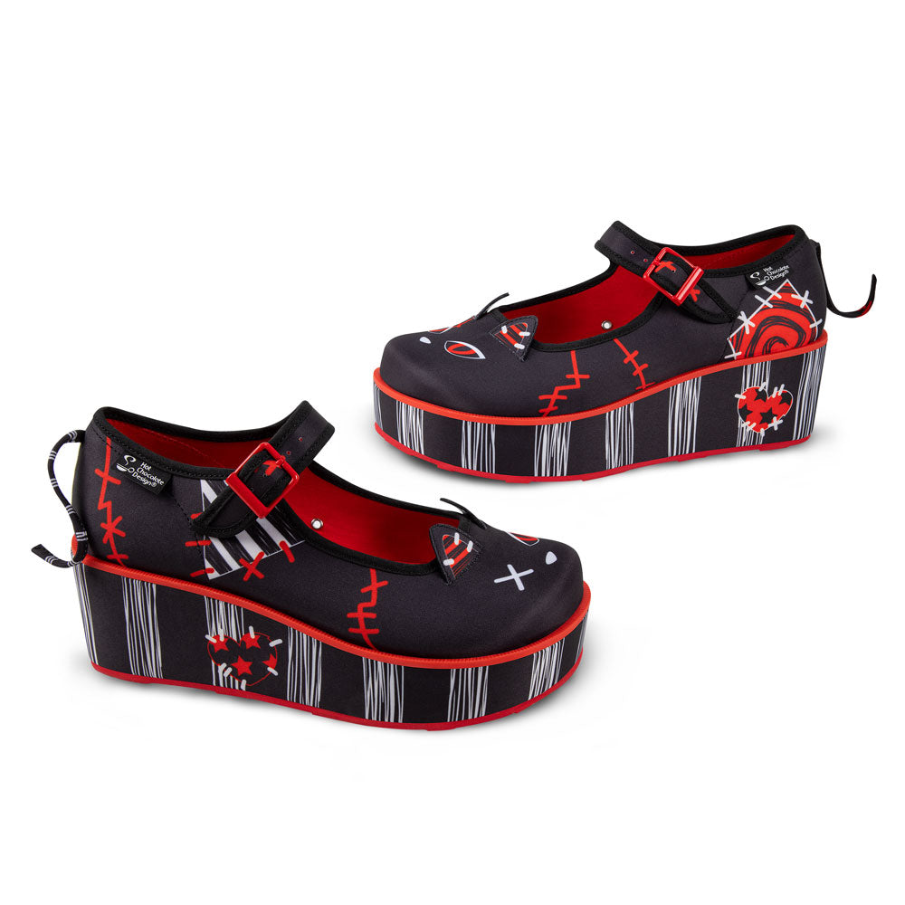 Riot Kitty Women's Mary Jane Platforms - Glamourous Grace
