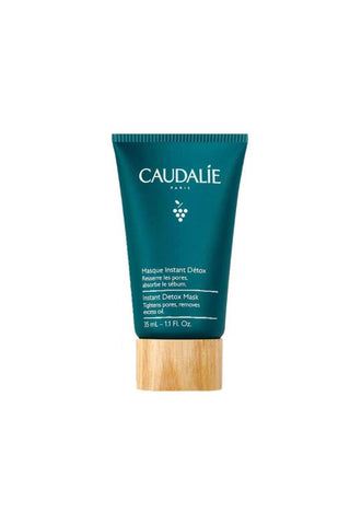 Caudalie Instant Detox Mask - Natural Face Mask for Detoxifying and Purifying Skin, 35 ml - Glamourous Grace