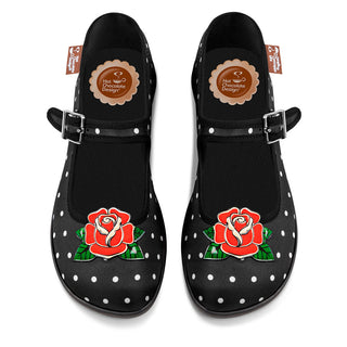 Rockabilly Women's Mary Jane Flats