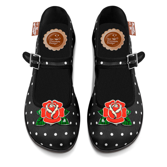 Rockabilly Women's Mary Jane Flats