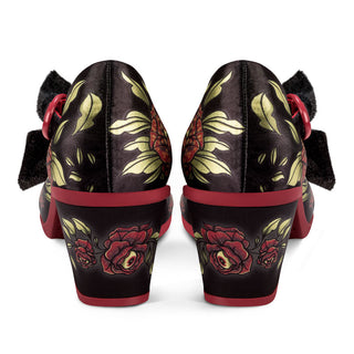 Chocolaticas® Mid Heels Rose Of Life Women's Mary Jane Pump
