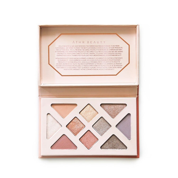 Rose Quartz Crystal Eyeshadow Palette - Glamourous Grace