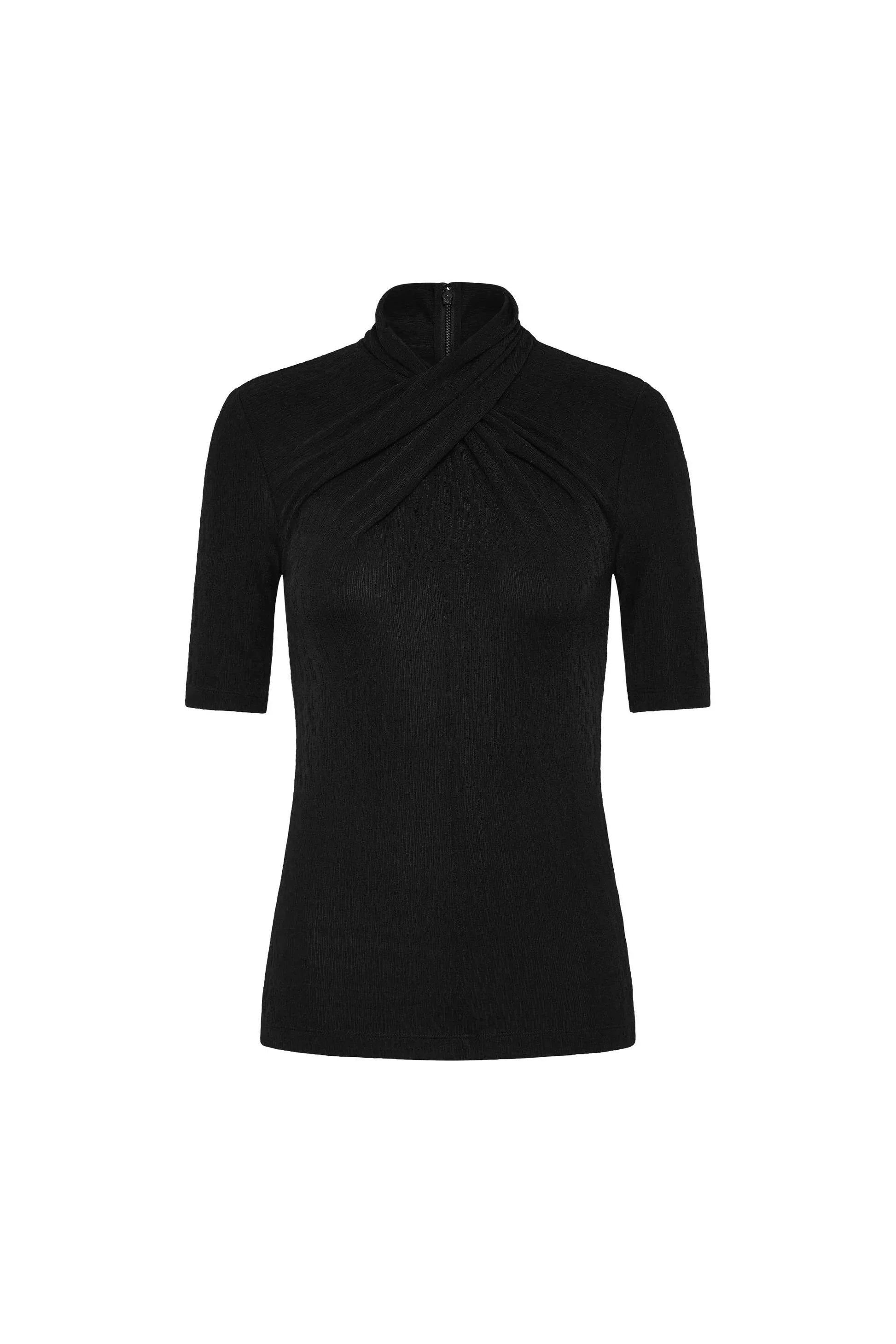 Arial S/S Top – Black - Glamourous Grace
