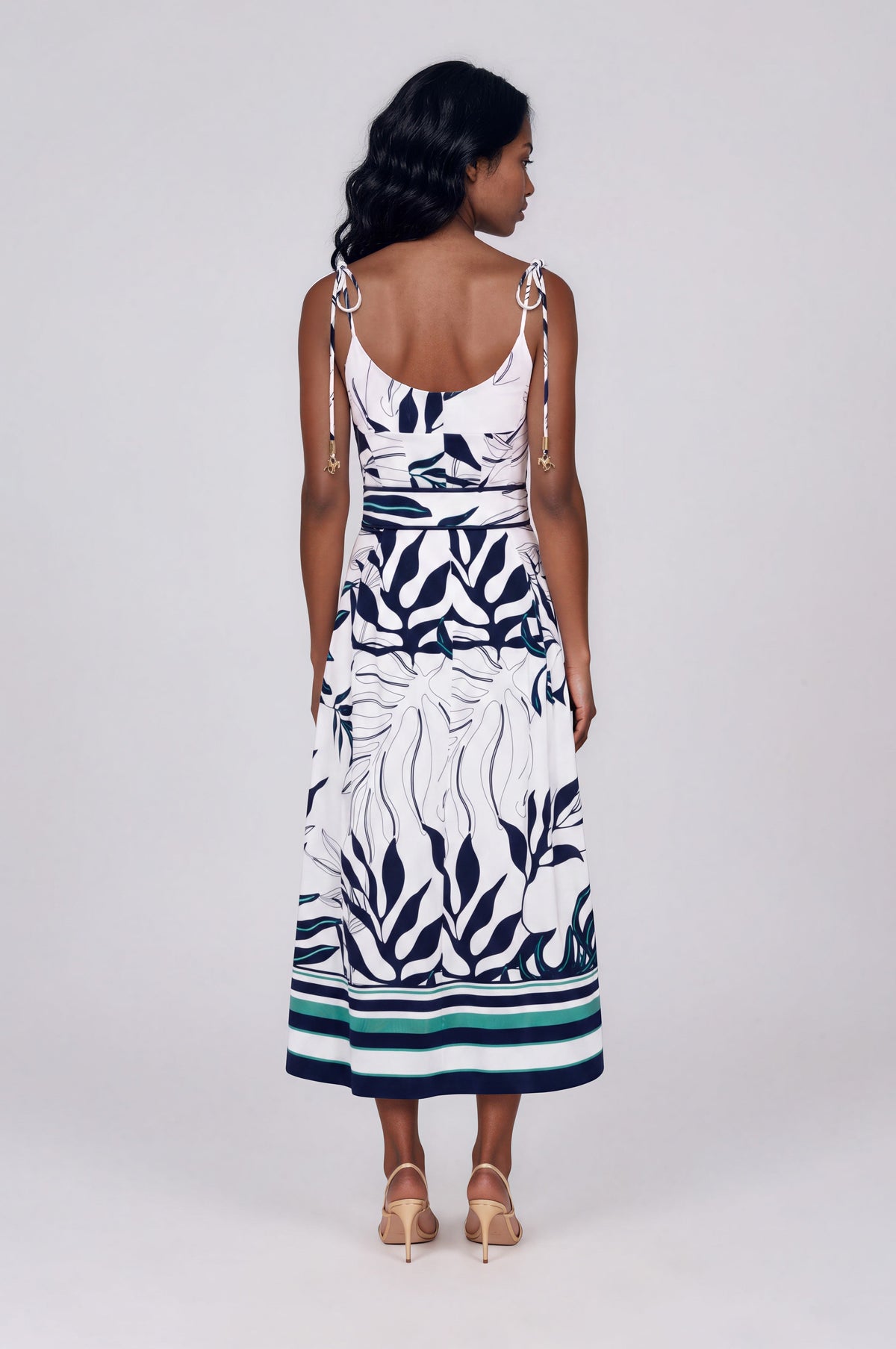 Aurelia Strap Midi – Print (Final Sale) - Glamourous Grace