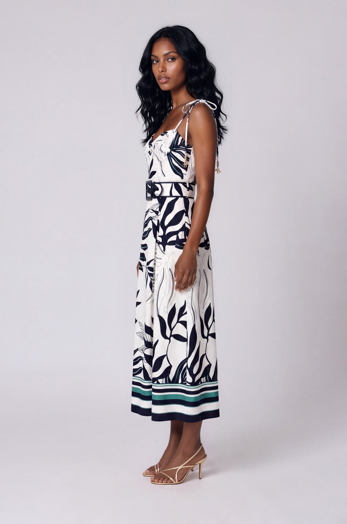 Aurelia Strap Midi – Print (Final Sale) - Glamourous Grace