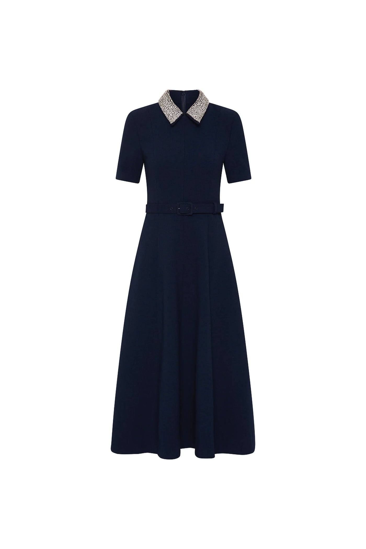 Xena S/S Midi – Navy Blue - Glamourous Grace
