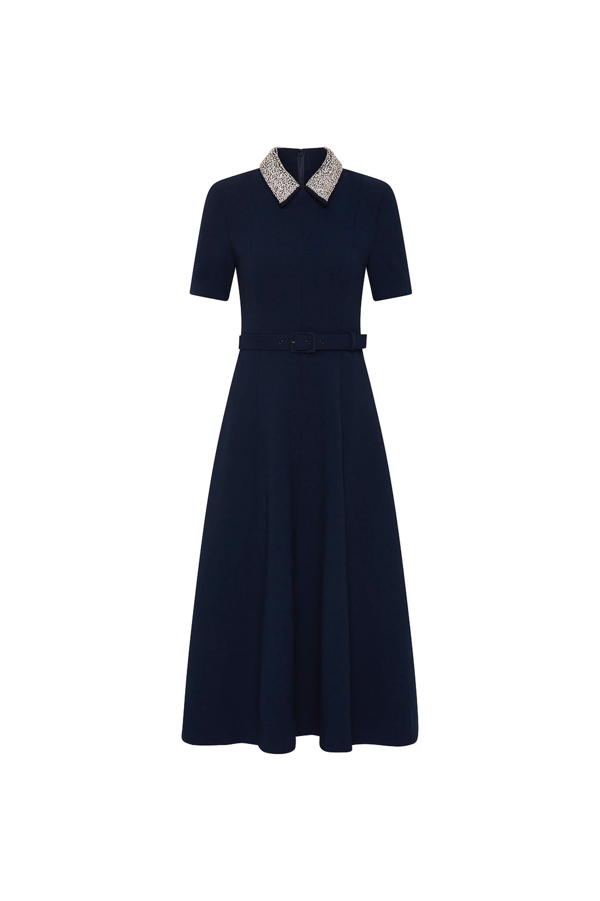 Xena S/S Midi – Navy Blue - Glamourous Grace