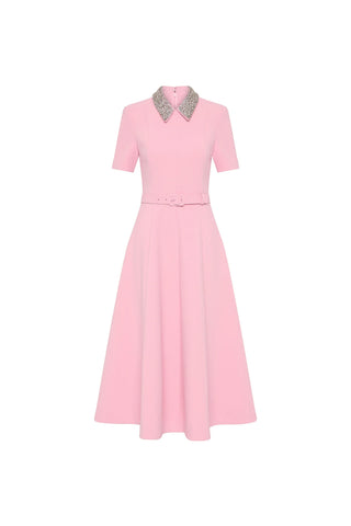 Xena S/S Midi – Pink - Glamourous Grace