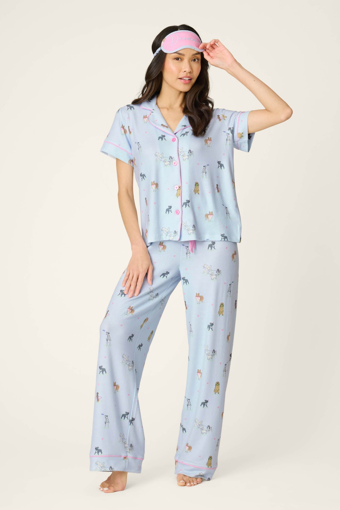 Bark Park Fetch & Frolic 3-Piece PJ Set - Glamourous Grace