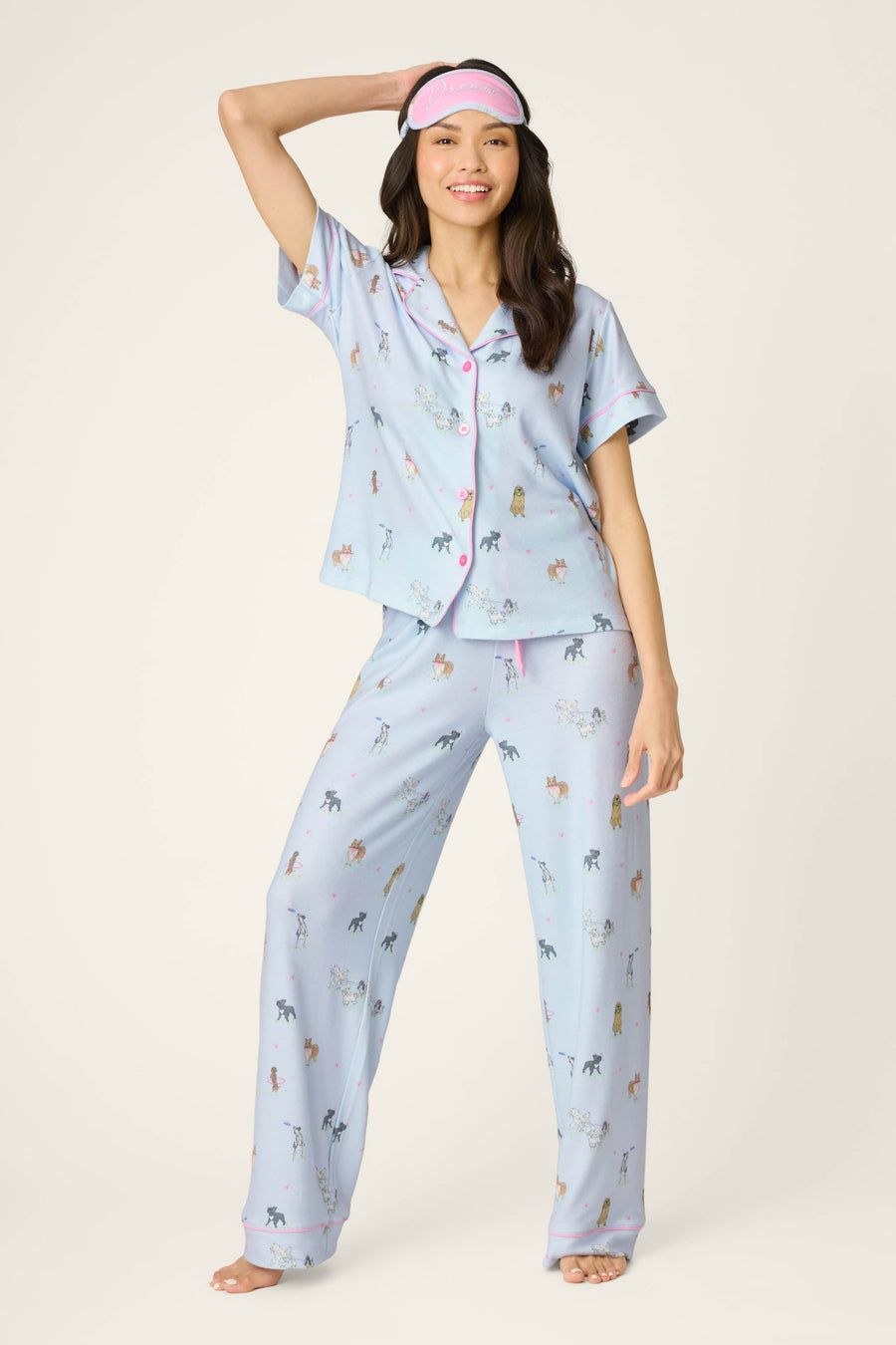 Bark Park Fetch & Frolic 3-Piece PJ Set - Glamourous Grace