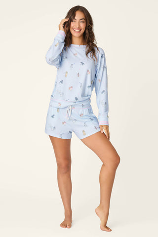 Bark Park Fetch & Frolic Pajama Shorts