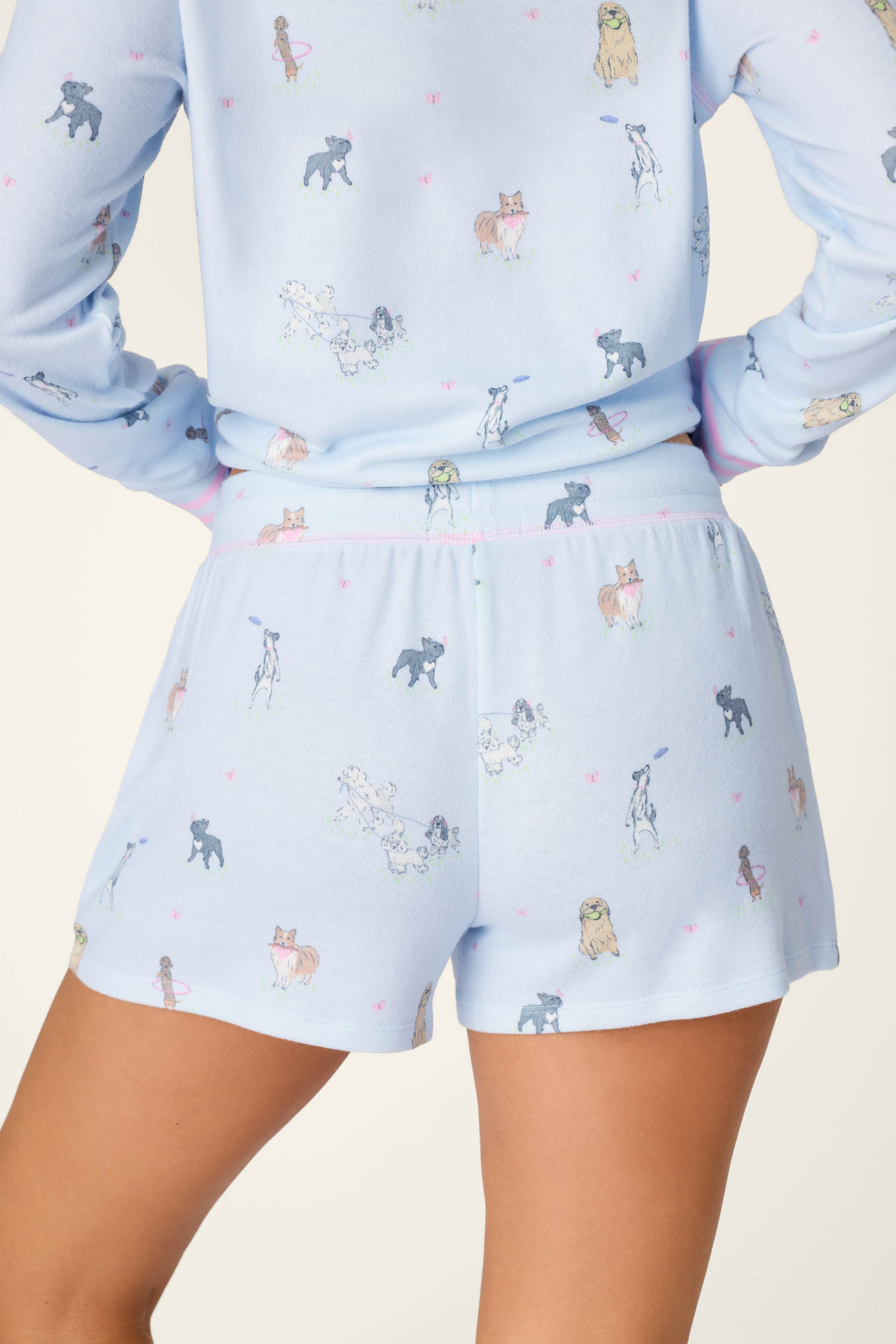 Bark Park Fetch & Frolic Pajama Shorts