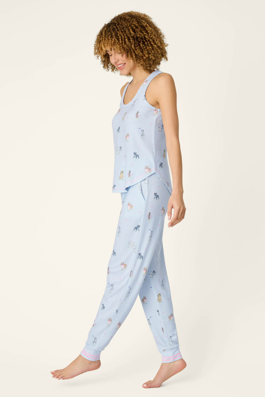 Bark Park Fetch & Frolic Long PJ Set - Glamourous Grace