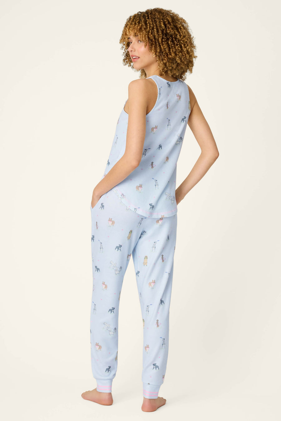 Bark Park Fetch & Frolic Long PJ Set - Glamourous Grace