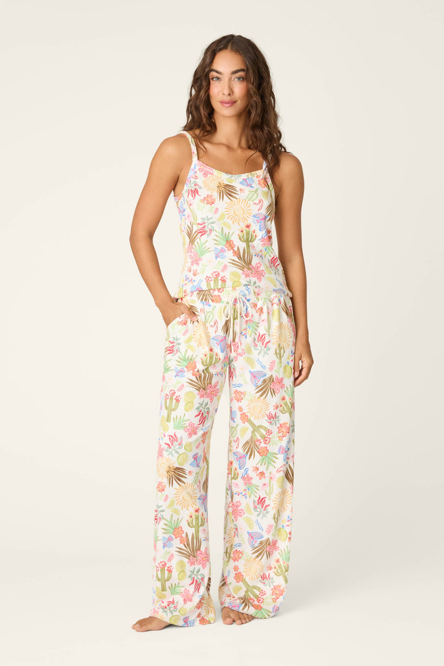 Feelin' Prickly Desert Dreams Pajama Pants - Glamourous Grace