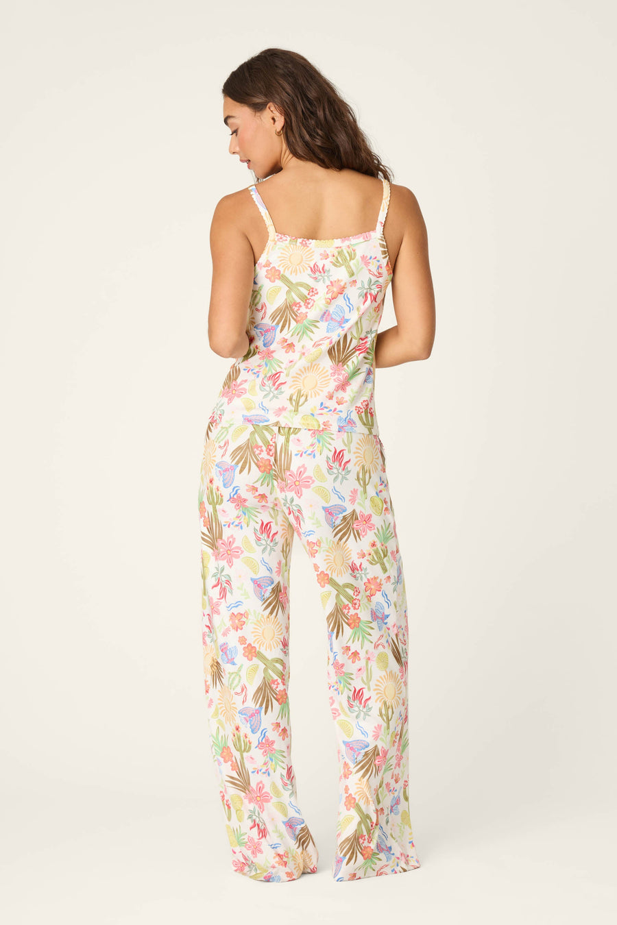 Feelin' Prickly Desert Dreams Long PJ Set - Glamourous Grace