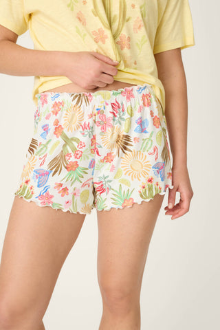 Feelin' Prickly Desert Dreams Pajama Shorts