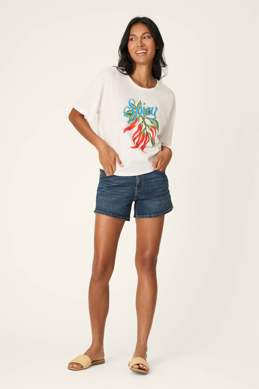 Feelin’ Prickly Spicy Chili Graphic T-Shirt - Glamourous Grace