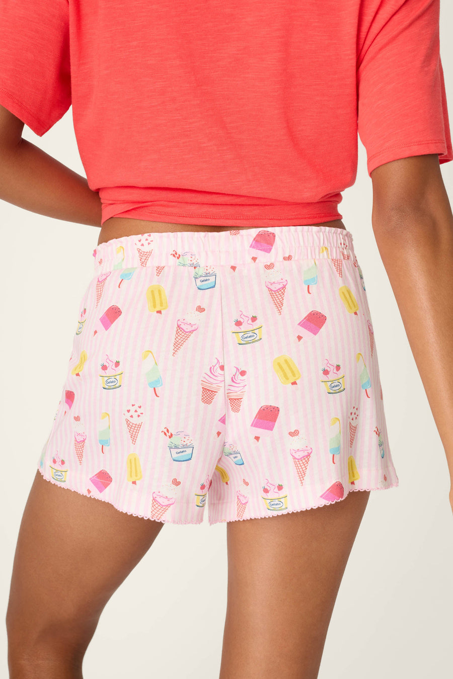 Playful Prints Sugar Rush Pajama Shorts - Glamourous Grace