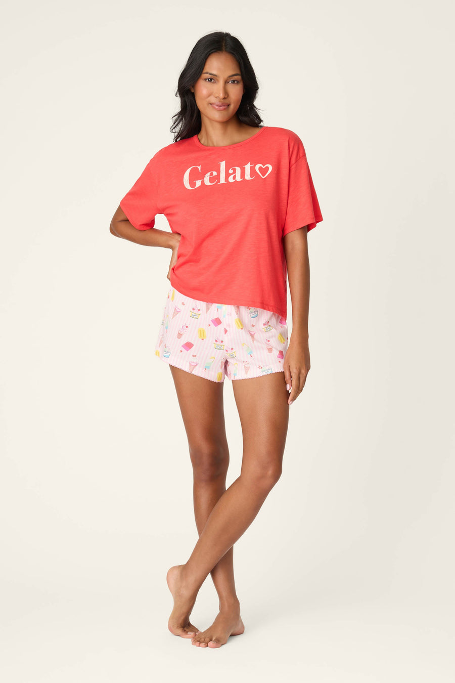 Playful Prints Gelato Love Graphic T-Shirt - Glamourous Grace