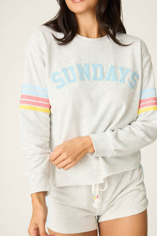 Sunday Funday Boucle "Sundays" Sweatshirt