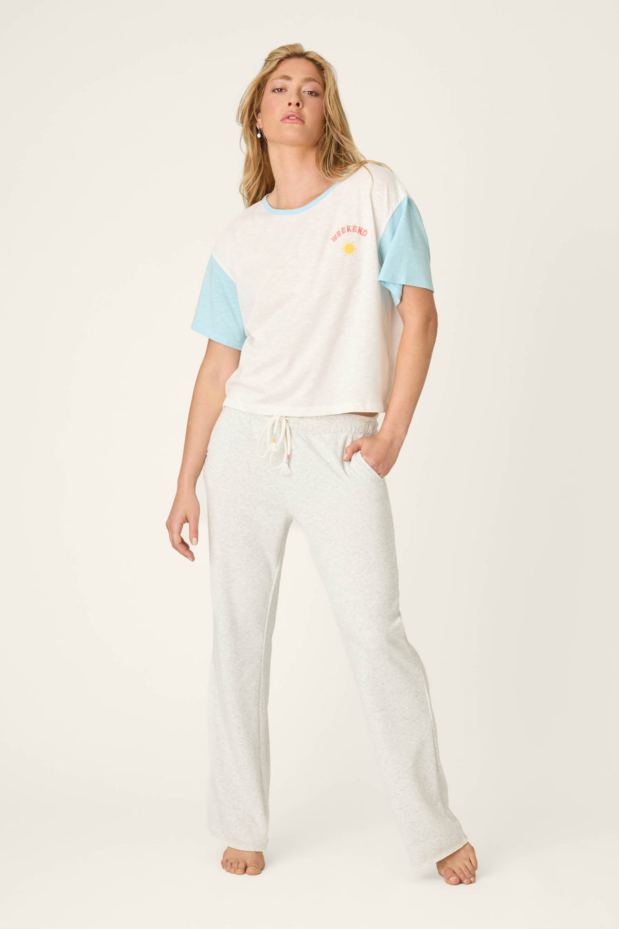 Sunday Funday Open Leg Lounge Pants - Glamourous Grace