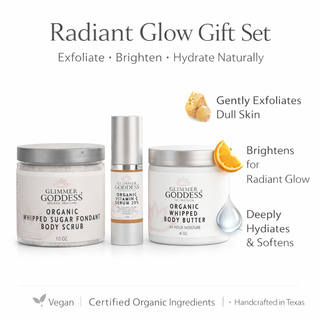 Radiance Glow Organic Skincare Gift Set – Exfoliate, Brighten & Hydrate Naturally