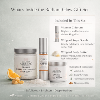 Radiance Glow Organic Skincare Gift Set – Exfoliate, Brighten & Hydrate Naturally