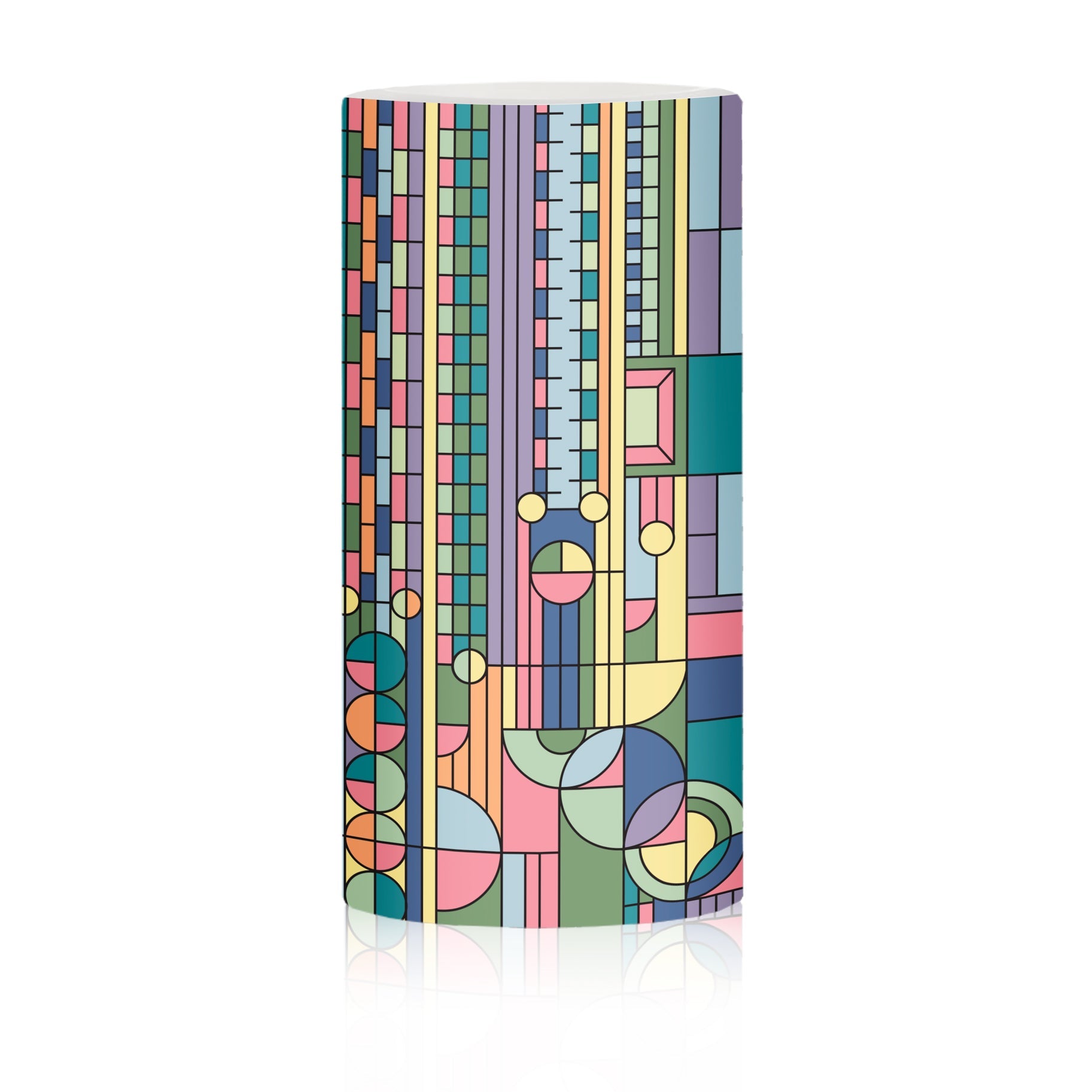 Frank Lloyd Wright Saguaro Forms 6" LED Candle – Battery Operated, Flickering