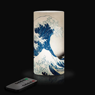 Hokusai The Great Wave 6" LED Candle – Battery Operated