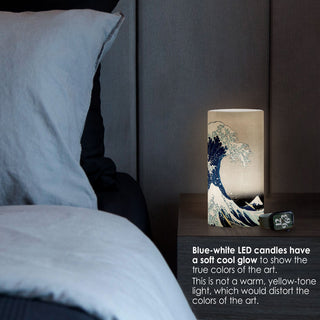 Hokusai The Great Wave 6" LED Candle – Battery Operated