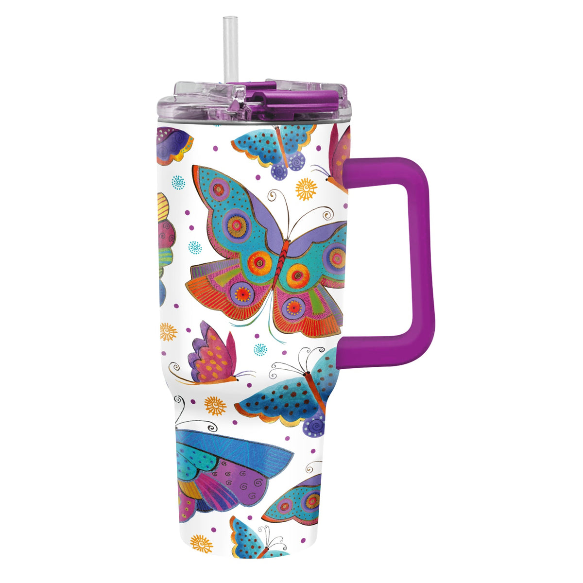 30 oz Tumbler - Laurel Burch "Mariposas" - Glamourous Grace