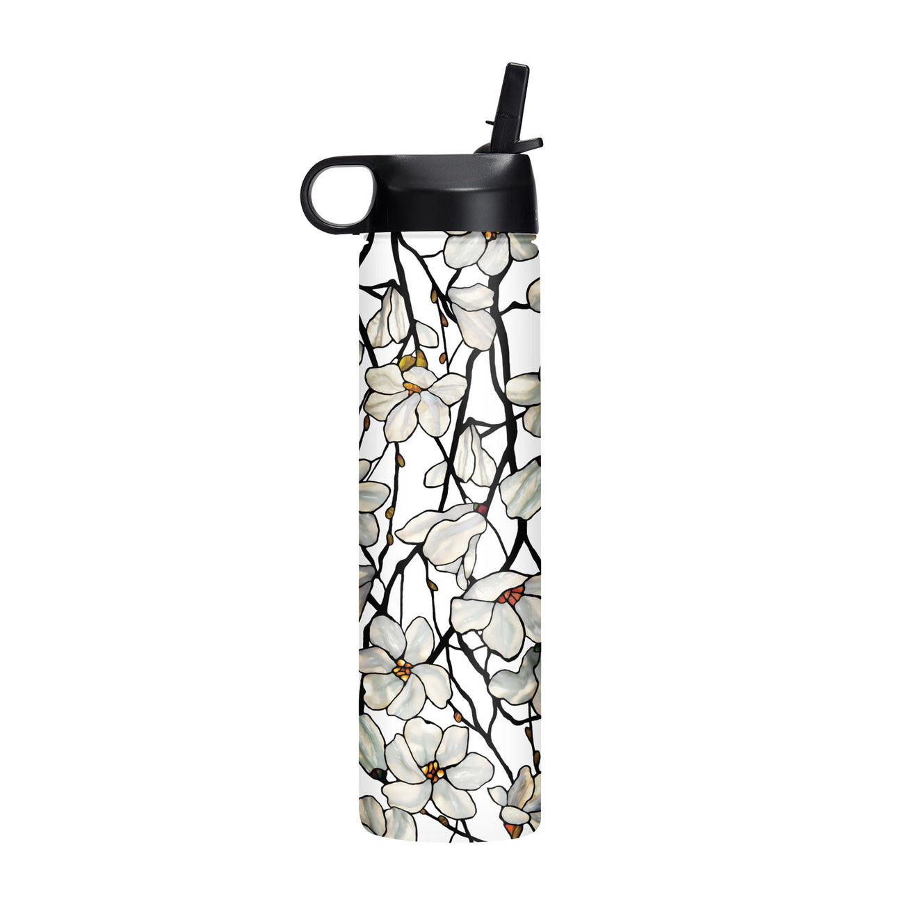 24 oz Water Bottle - Tiffany "Magnolia" - Glamourous Grace