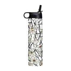 24 oz Water Bottle - Tiffany "Magnolia"