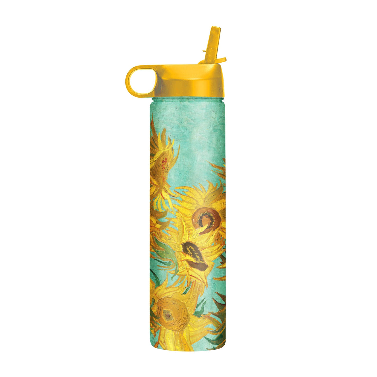 24 oz Water Bottle - van Gogh "Sunflowers" - Glamourous Grace