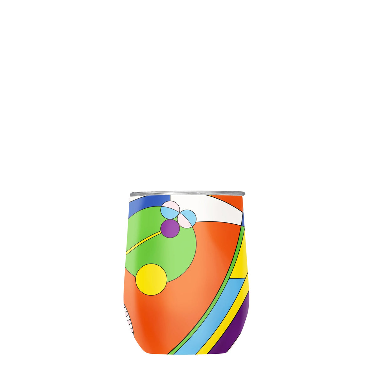 12 oz Stemless Wine Tumbler - Frank Lloyd Wright "March Balloons" - Glamourous Grace